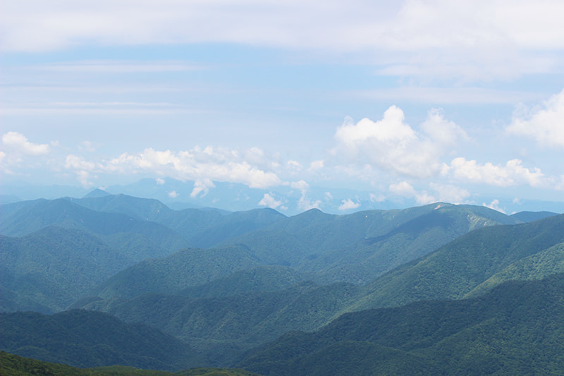 茶臼岳山頂から見た景色2